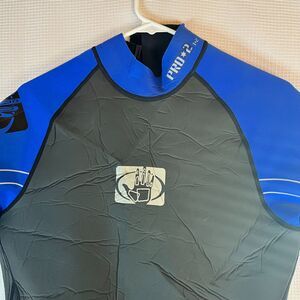 Body Glove Pro 2 2.1 Mens XL Shorty Wetsuit Black Backzipper